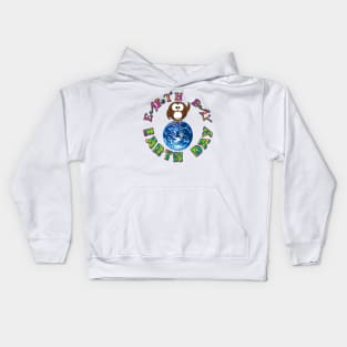 Earth Day owl Kids Hoodie